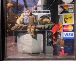 Window at Vintage Soul Geek, Hamilton